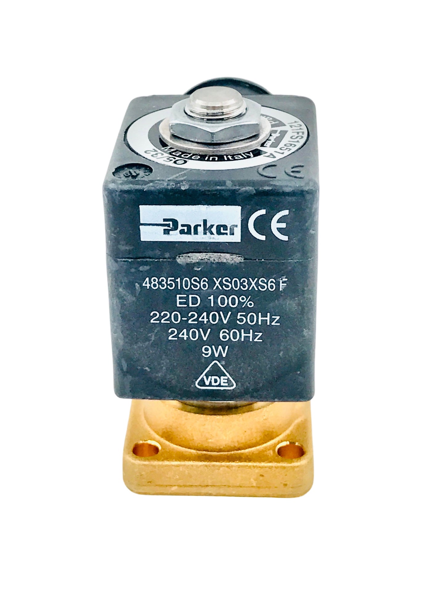 Solenoid - Parker Lucifer, Flat Based 2-Way Valve, 240V 9w 50/60Hz