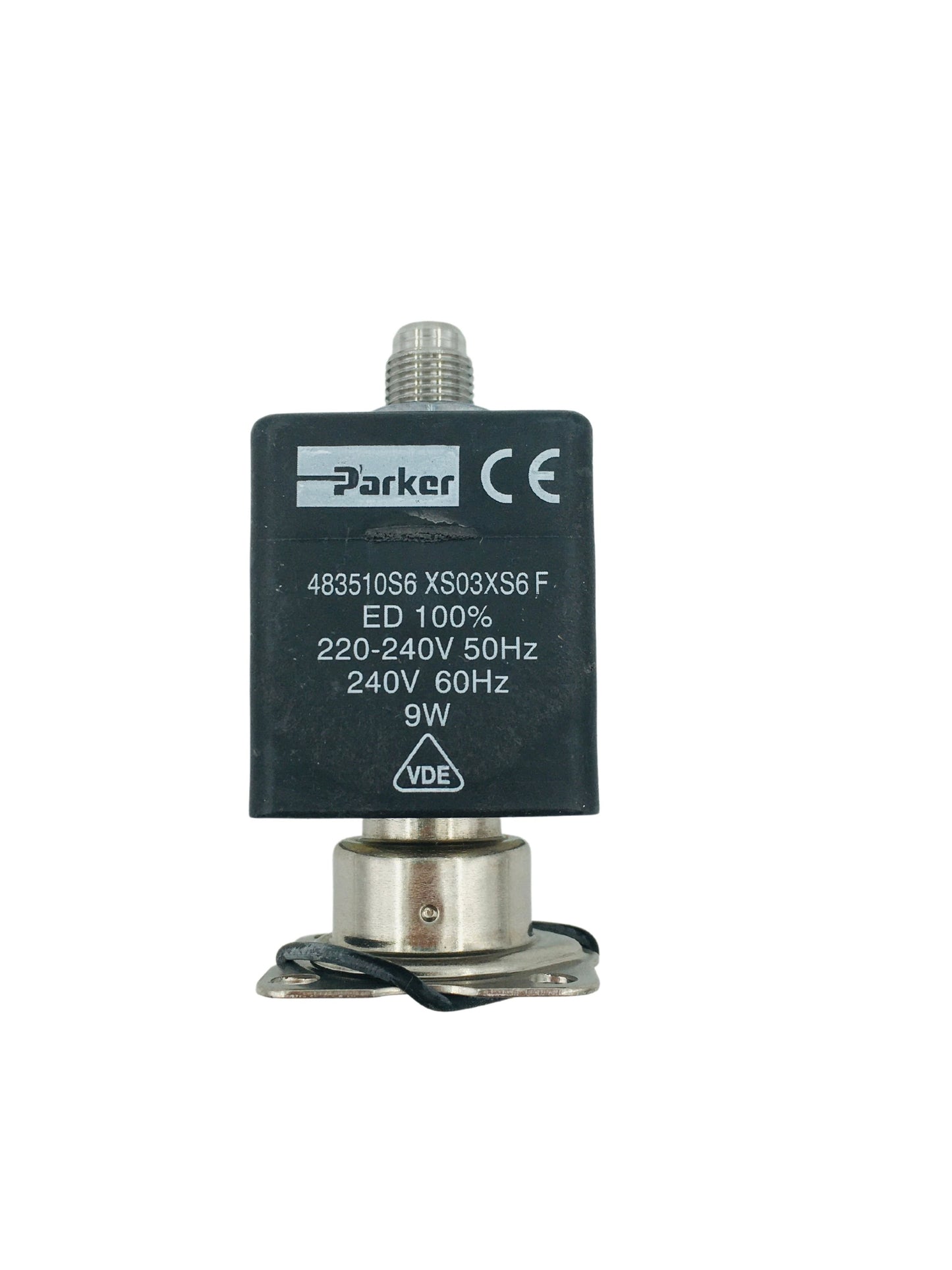 Solenoid - Parker, 3-way, Flange Mount, 9W, 240V, 50/60Hz