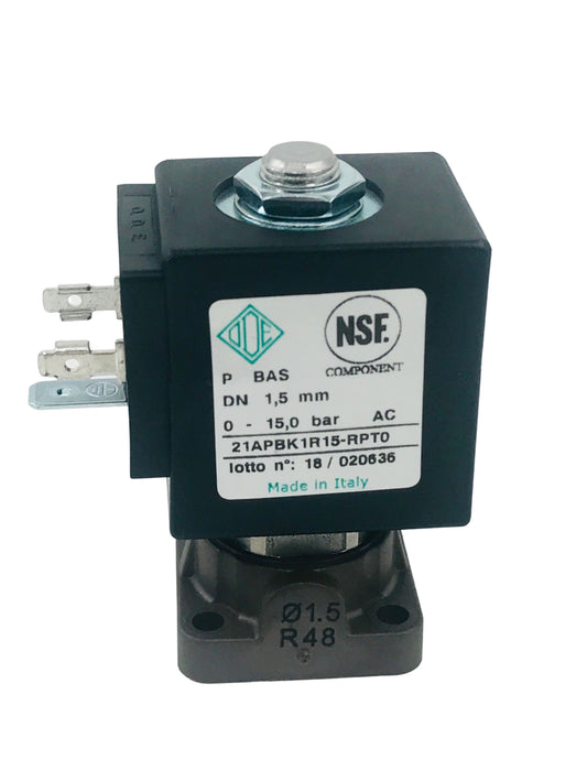 Solenoid - ODE 2-Way, 8w 24VAC 50/60Hz, Technopolymer (Peek Plastic)