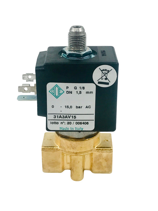 Solenoid - ODE 3-Way, ø 1/8" 230V 8W 50/60 Hz