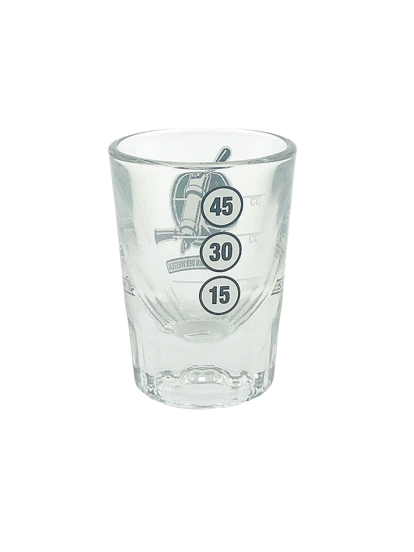 KVDW - Shot glass, Kees Van Der Western Logo