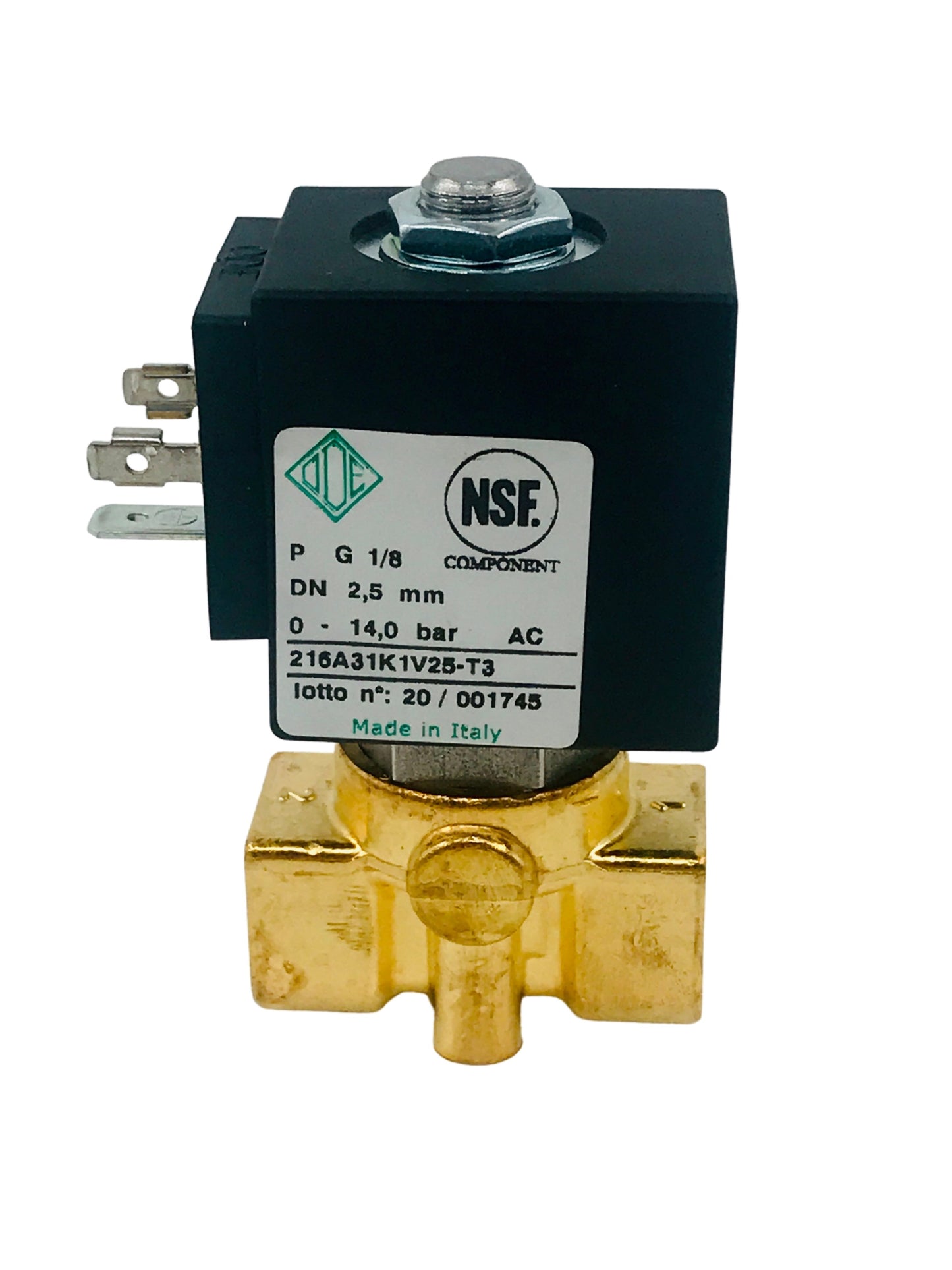 Solenoid - ODE, 2-way ø 1/8" 230V 50/60Hz
